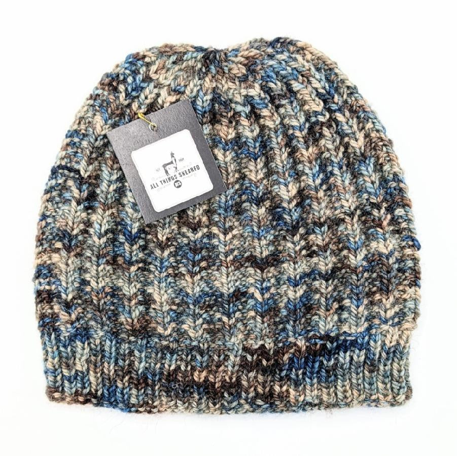 Handmade Knit Hats BLue