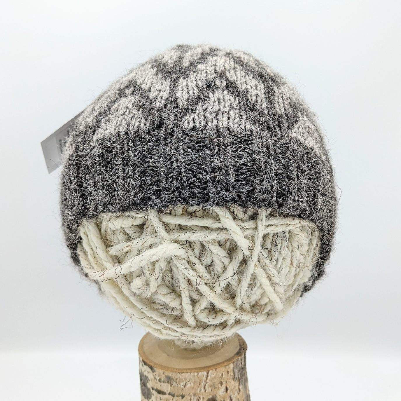 Handmade Knit Hats Grey