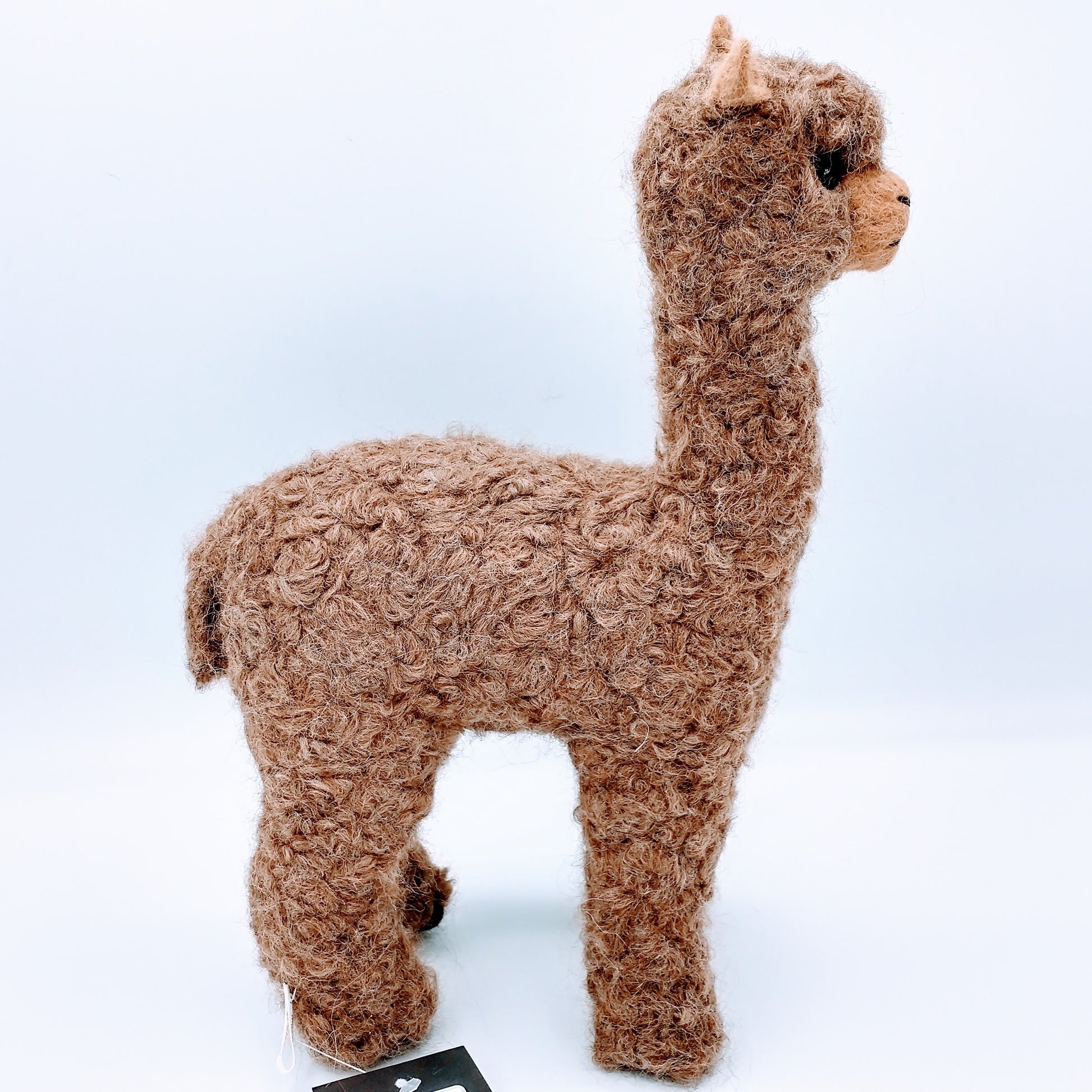 Herdsire 12″ Alpaca Fiber Sculpture brown