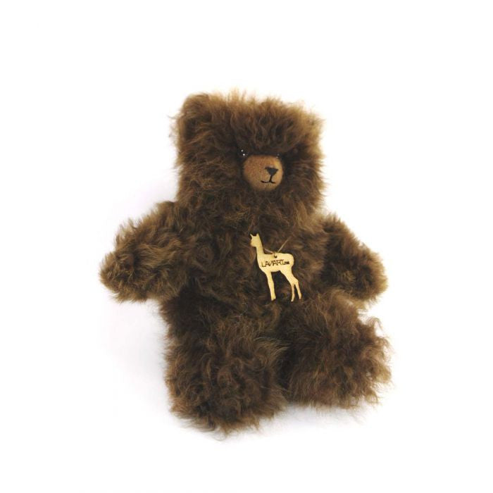 Petite Alpaca Heirloom Teddy Bear 8" brown