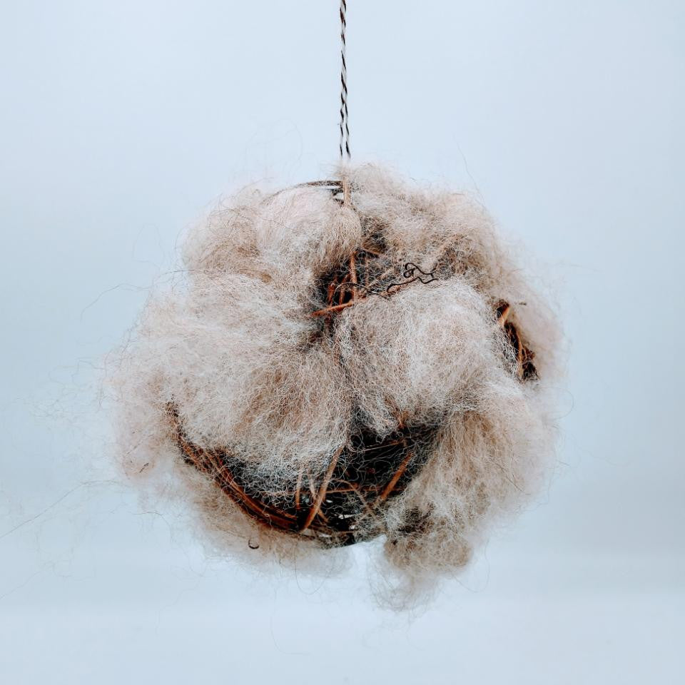 Alpaca Fiber Filled Bird Nesting Globe