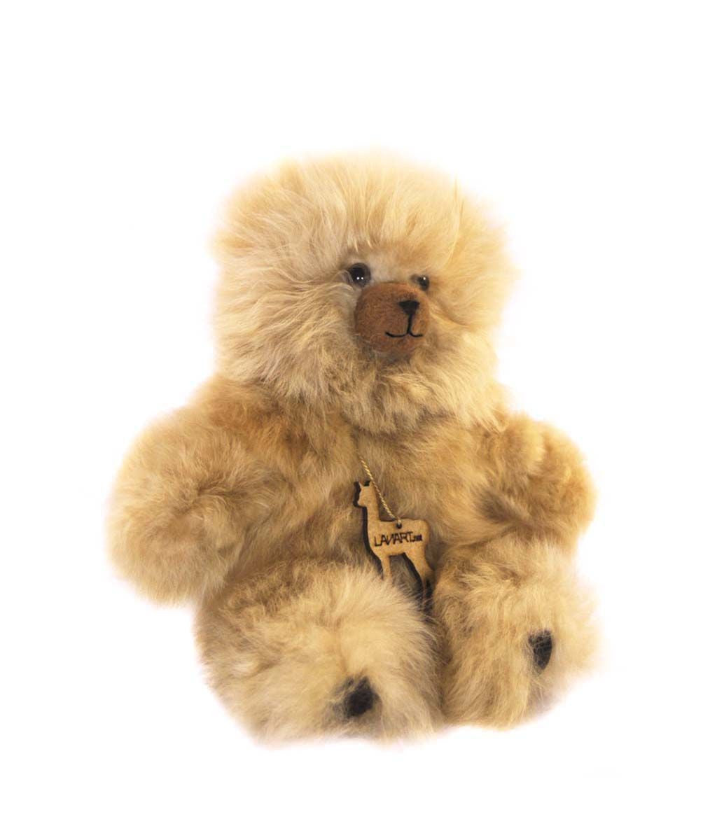 Classic Alpaca Heirloom Teddy Bear 14″ in cream